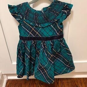 Janie and Jack Plaid Holiday Dress 2T